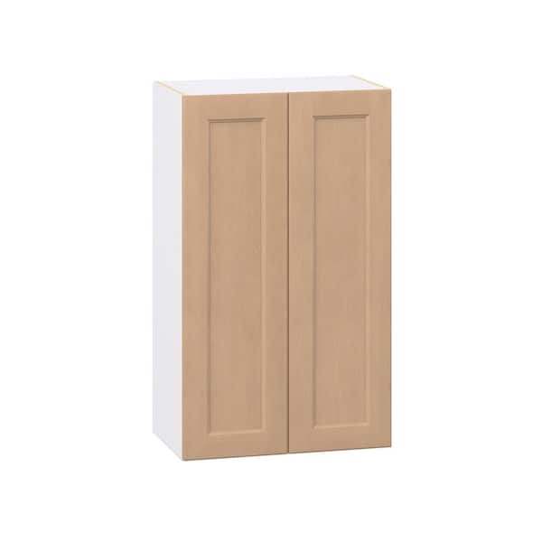 Lakewood 24 in. W x 14.75 in. D x 40 in. H Shaker Assembled Wall Kitchen Cabinet in Sugar Cookie