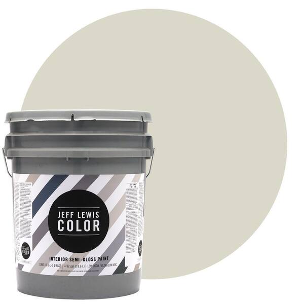 Jeff Lewis Color 5-gal. #JLC210 Bone Semi-Gloss Ultra-Low VOC Interior Paint