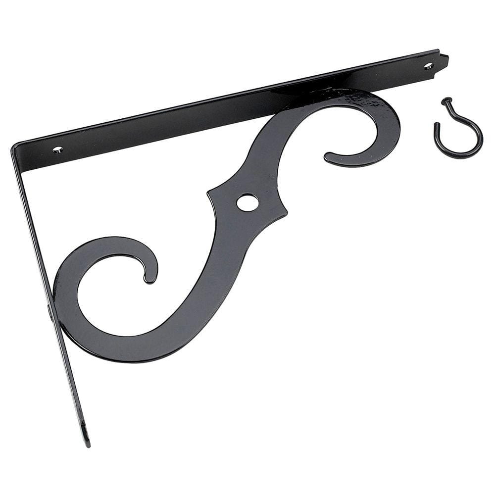 10 in. (254 mm) x 7 in. (178 mm) Black Metal Ornamental Bracket price history on PriceWatchPro
