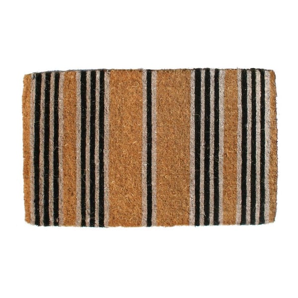 HomeRoots 48 in. x 18 in. Coir Outdoor Door Mat