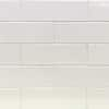 Ivy Hill Tile Essential White 3 in. x 6 in. x 6 mm Polished Ceramic ...