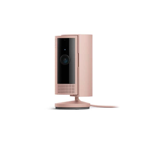 Ring Indoor Cam (2nd Gen) - Plug-In Smart Security Wifi Video Camera, with Included Privacy Cover, Night Vision, Blush
