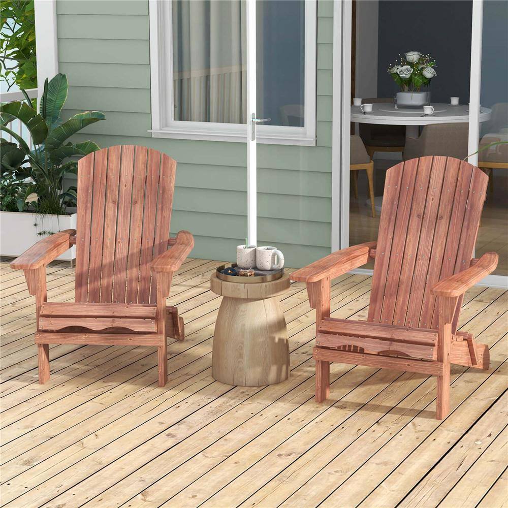 Brown Folding Wood Adirondack Chair (1-Pack) price history on PriceWatchPro