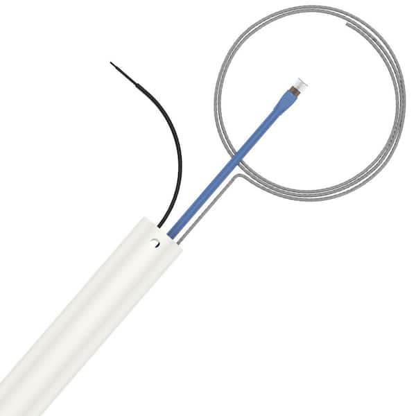 Hunter Trak 24 in. White Extension Downrod