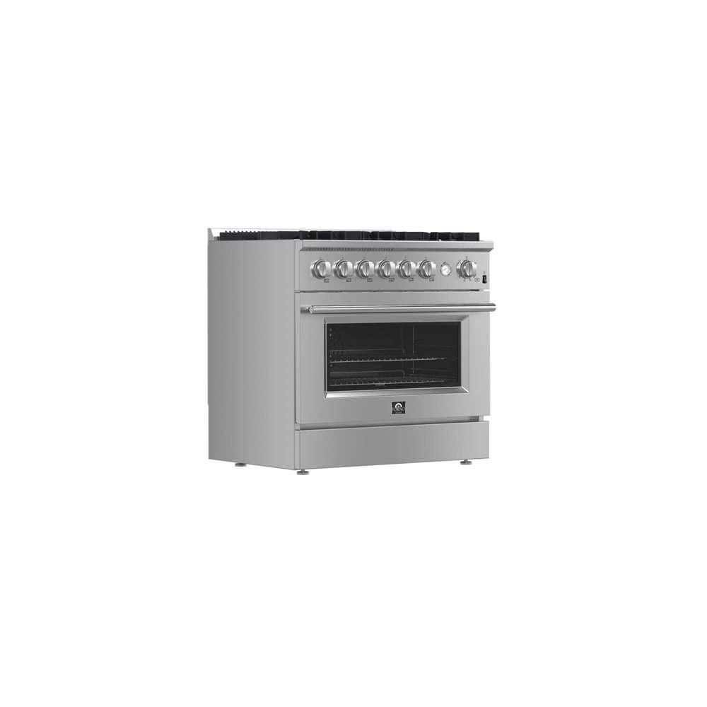 Marco 36-Inch Stainless Steel Gas Range with Convection Oven