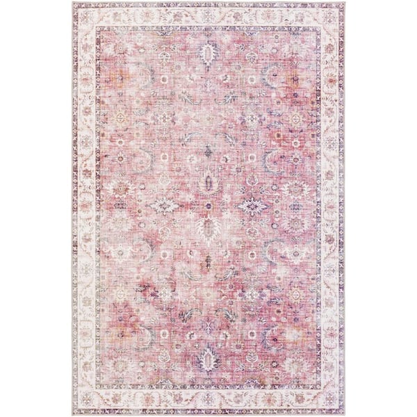 Maera Mauve Doormat 2 ft. x 4 ft. Area Rug