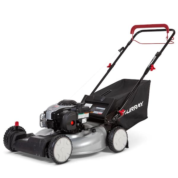 Murray 22 in. 140 cc Briggs & Stratton Walk Behind Gas Self-Propelled Lawn Mower with Front Wheel Drive and Bagger