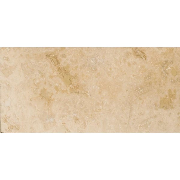 Emser Travertine Pebble 10-Pack Silver Natural Stone Travertine Border Tile (12-in x 12-in)