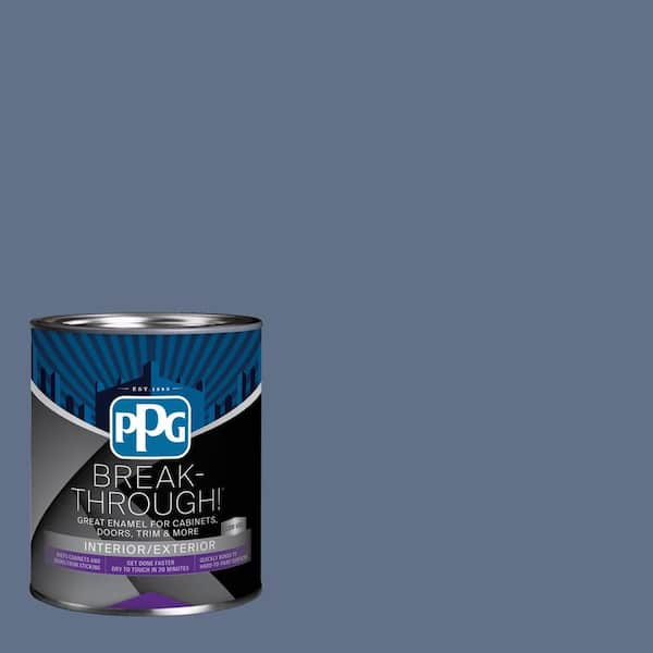 1 qt. PPG1164-6 Blue Cloud Semi-Gloss Door, Trim & Cabinet Paint
