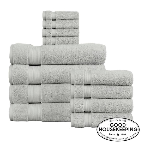 Home Decorators Collection Highly Absorbent Micro Cotton White 6-Piece Bath Towel  Set 6 pc white - The Home Depot