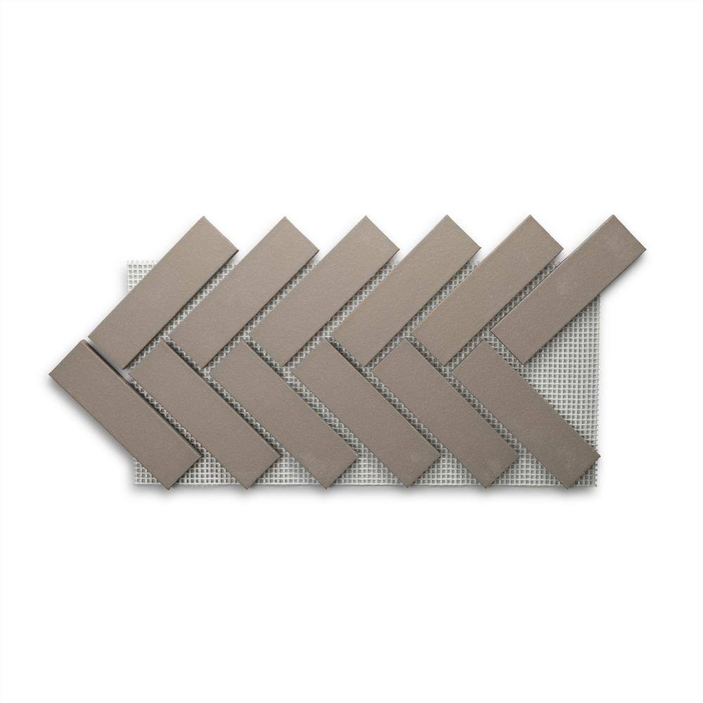 28 in. x 12.5 in. x 0.5 in.  Herringbone Tundra Thin Brick Sheets (Box of 5-Sheets) price history on PriceWatchPro