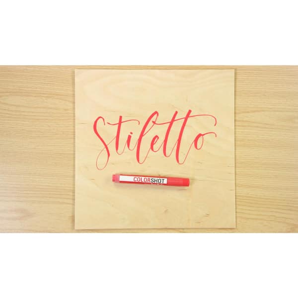 Stiletto Red Acrylic Craft Paint Pen