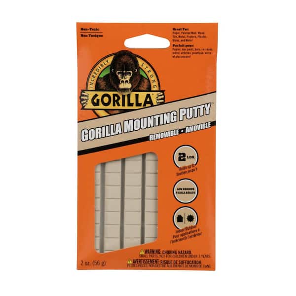Gorilla 2 oz. Mounting Putty (8-Pack) 102893 - The Home Depot