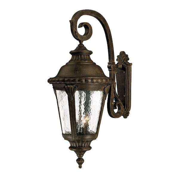 Acclaim Lighting Surrey Collection Wall-Mount 4-Light Outdoor Black Coral Light Fixture