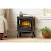 Twin Star Home Duraflame 400 sq. ft. Black Portable Freestanding Electric  Personal Cube Stove Heater DFS-400-01 - The Home Depot