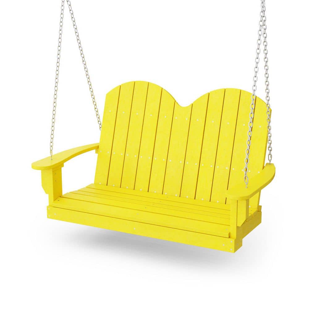 Classic 2-Person Lemon Yellow Plastic Savannah Porch Swing price history on PriceWatchPro