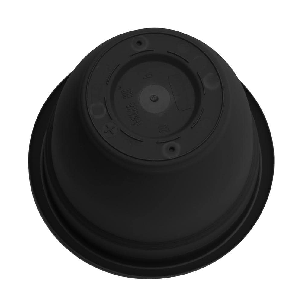 Ariana 16" Black Self-Watering Resin Planter