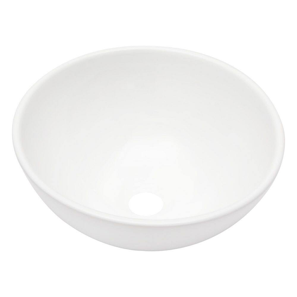 13 in. x 13 in. Vessel Round Bathroom Sink in White Ceramic price history on PriceWatchPro