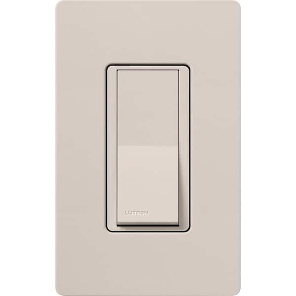 Claro On/Off Switch, 15 Amp/Single Pole, Taupe (SC-1PS-TP)