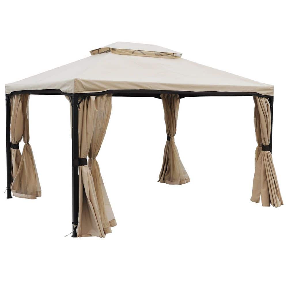 9 ft. x 12 ft. Beige Gazebo with a cozy canopy top price history on PriceWatchPro