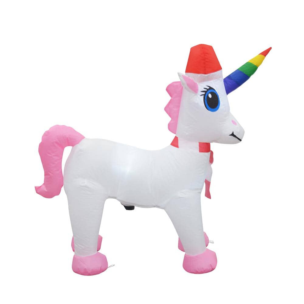 3.5 ft. Unicorn Inflatable CHD-OD069 - The Home Depot