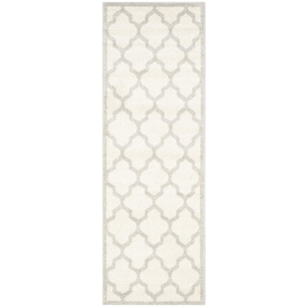 SAFAVIEH Amherst Beige/Light Gray 2 ft. x 15 ft. Geometric Runner Rug