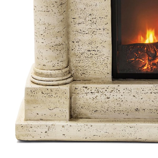 FESTIVO 44.5 in. Freestanding Magnesium Oxide Electric Fireplace
