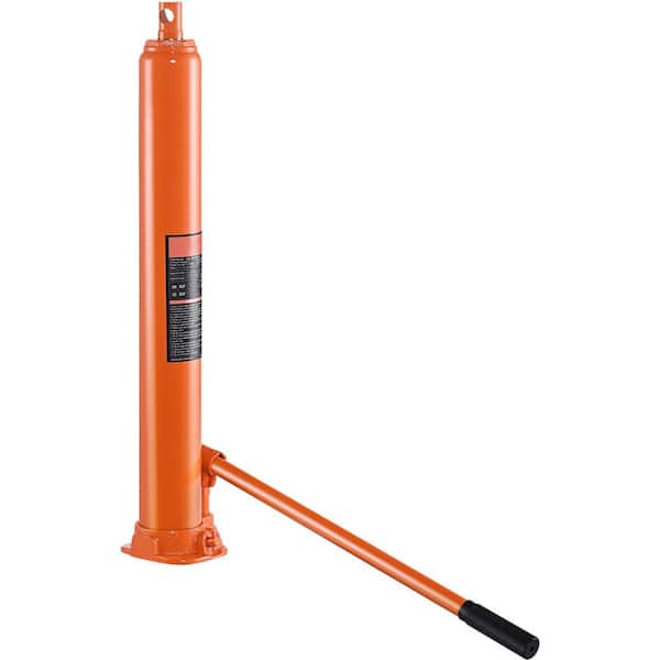 Hydraulic Long Ram Jack, 4 Ton Weight Capacity Engine Hoist Cylinder with Single Piston Pump And Flat Base