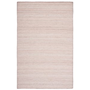 Kilim Light Pink 5 ft. x 8 ft. Solid Color Gradient Area Rug