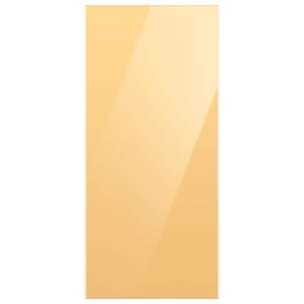 Samsung Bespoke Top Panel in Sunrise Yellow Glass for 4-Door Flex French Door Refrigerator
