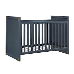Mylan Graphite Blue 2-in-1 Convertible Crib