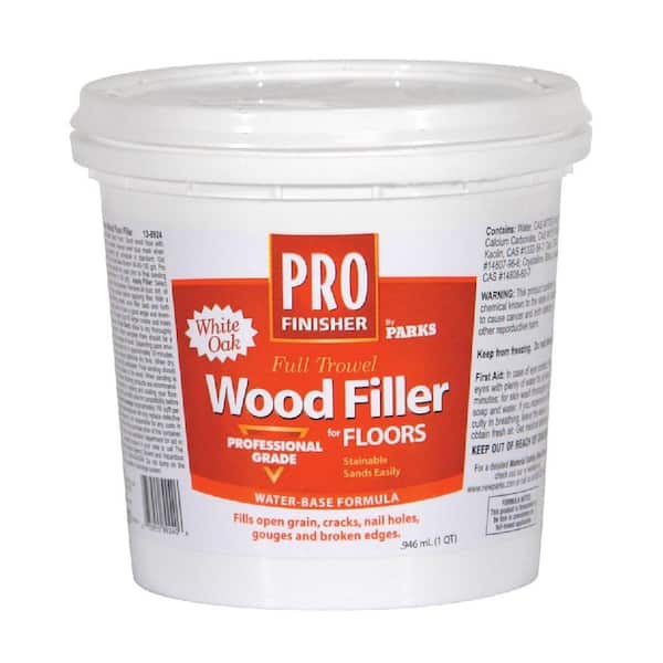 Rust-Oleum Parks Pro Finisher1 qt. White Oak Matte Full Trowel Wood Filler (6-Pack)