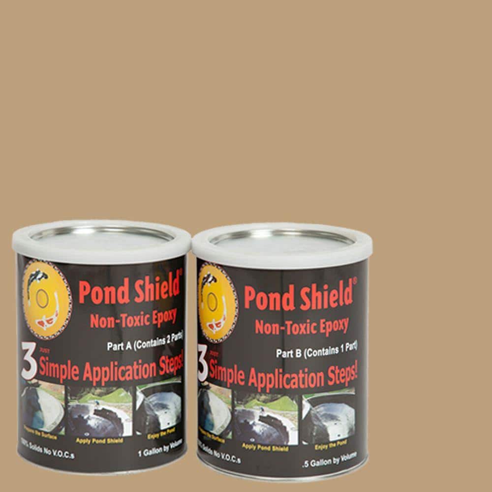 Pond Shield Waterproof Formula Non Toxic Safe 1.5 Qt Clear Non Toxic Epoxy 