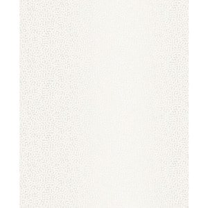 Ostinato White Geometric Paper Strippable Roll (Covers 56.4 sq. ft.)