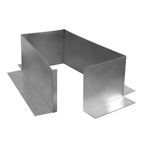 6 in. x 12 in.x 5 in. Tall Aluminum Open Pitch Pan with Open Bottom