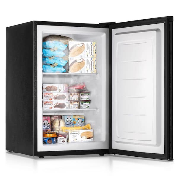 20 in. 3.0 cu. ft. Mini Refrigerator with Freezer in Black