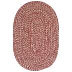 Cicero Rosewood 2 ft. x 3 ft. Oval Braided Area Rug