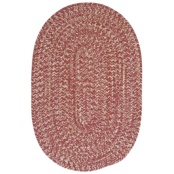 Home Decorators Collection Cicero Rosewood 2 ft. x 3 ft. Oval Braided Area Rug