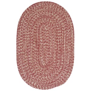Cicero Rosewood 10 ft. x 13 ft. Oval Area Rug