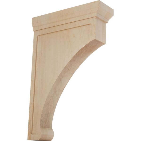 2-1/2 in. x 12 in. x 8 in. Maple Extra Large Gomez Bracket