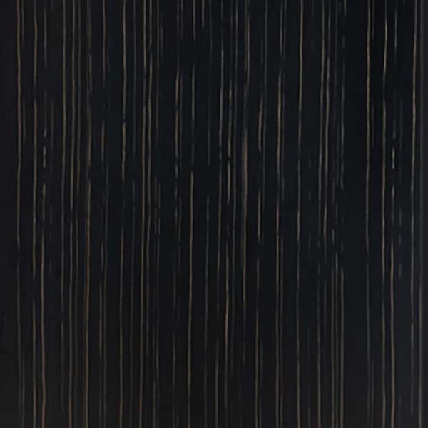 1/4 in. x 48 in. x 8 ft. Square Edge Black Finished Veneer MDF Boards (5-Pieces)