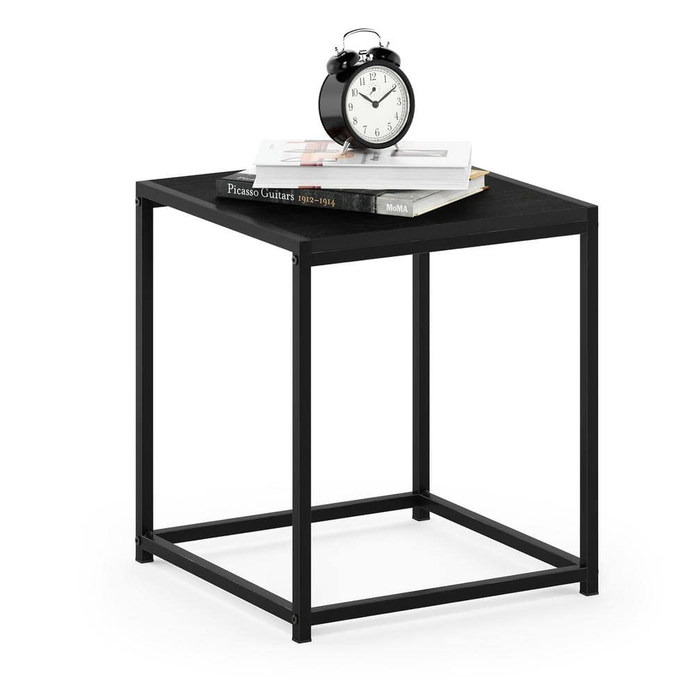Moderno Square Americano Wood & Metal End Table