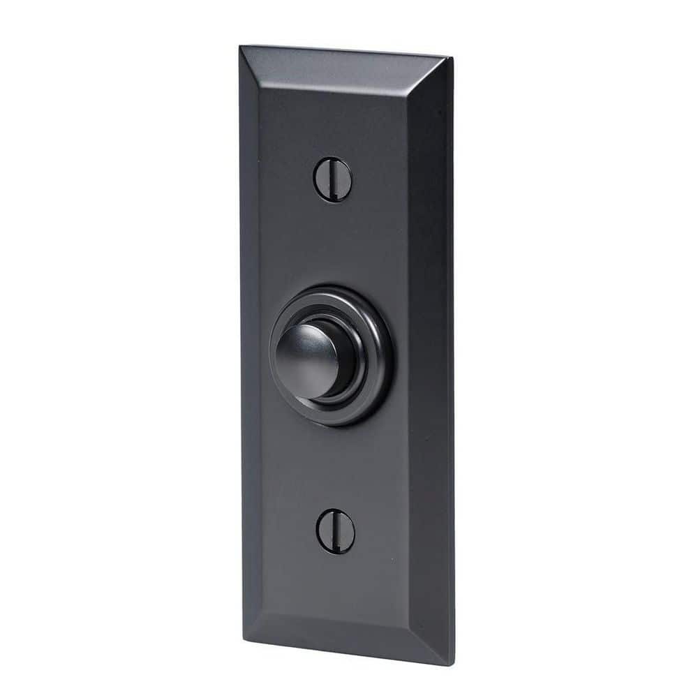 Metal Unlighted Beveled-Edge Rectangular Chime Button - Gunmetal Gray price history on PriceWatchPro