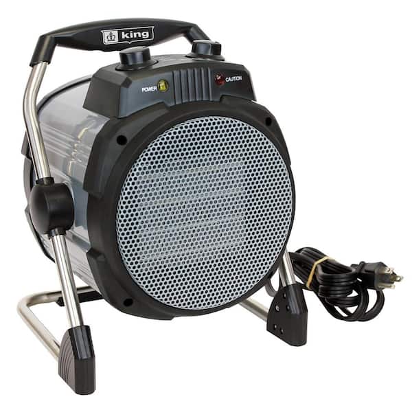 KING 1500-Watt 120-Volt Portable Heater with Stat and Plug-In Cord