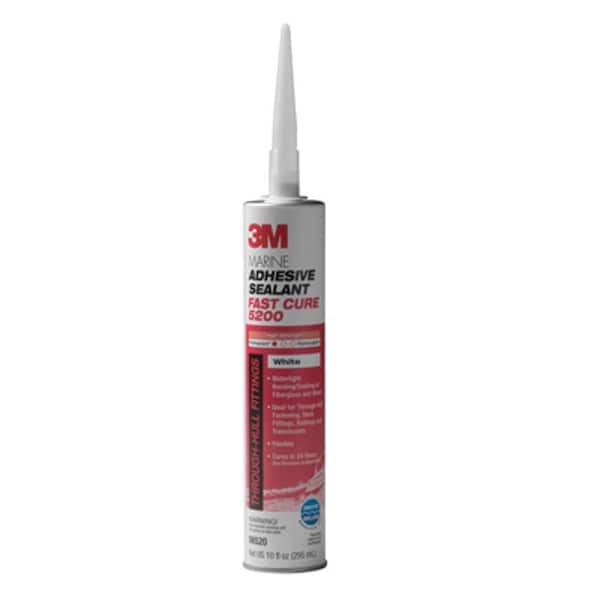 3M 1 Gal./10 Gal. White Cartridge Marine Adhesive Polyurethane Sealant