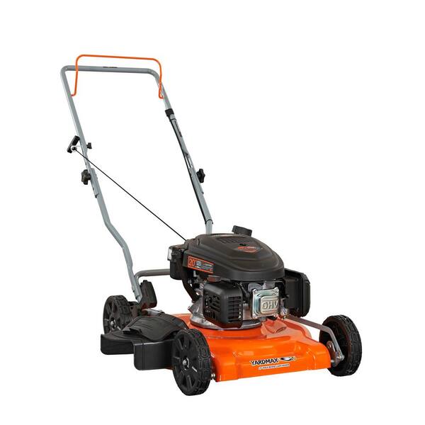 YARDMAX 20 in. 166 cc OHV Gas Walk Behind Push Mower 2-in-1 Mulch Plus Side Discharge