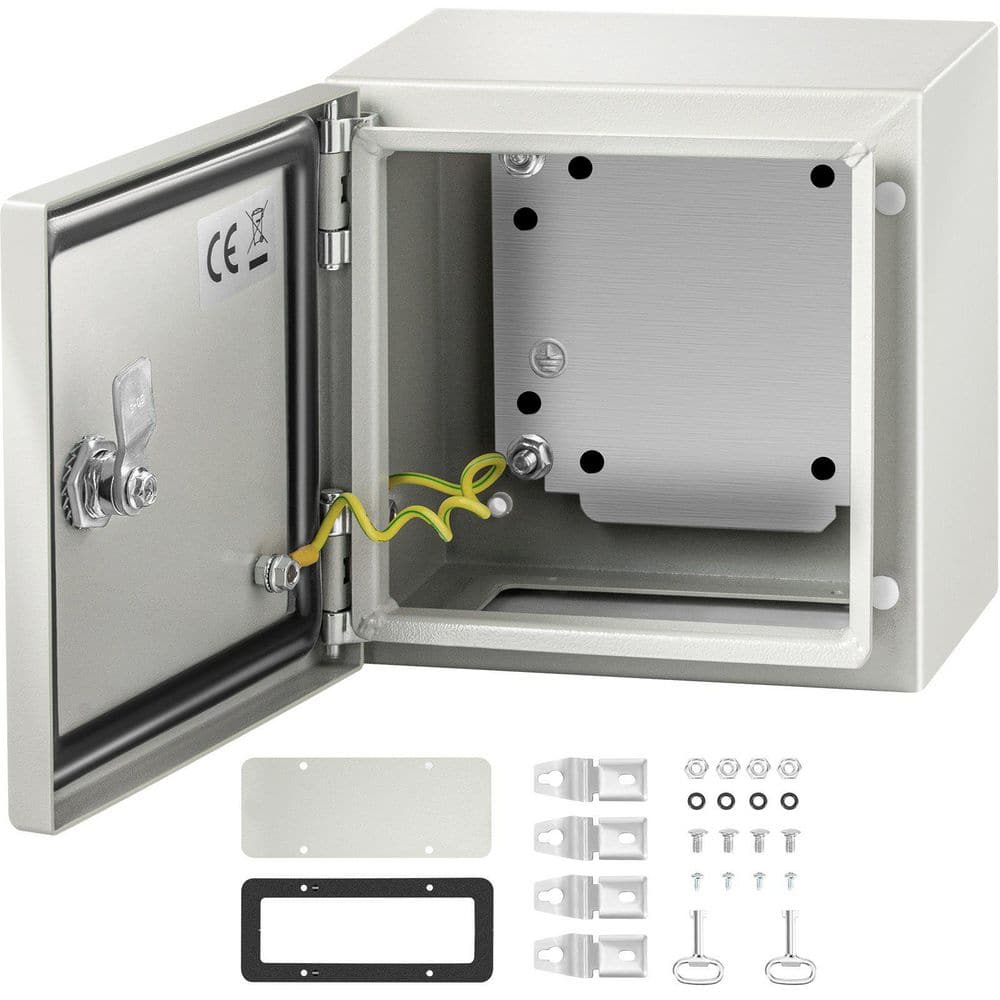 NEMA 4X Enclosure 12 x 12 x 8 Steel Gray 0-Gang IP66 1-Pack SPT price history on PriceWatchPro