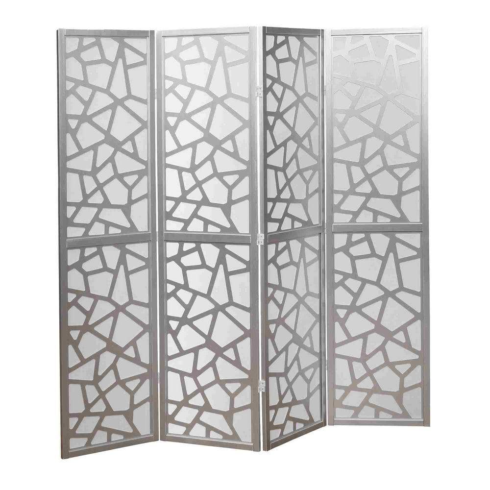 Avex 70 in. Wood Garden Fence 4 Panel Folding Privacy Screen