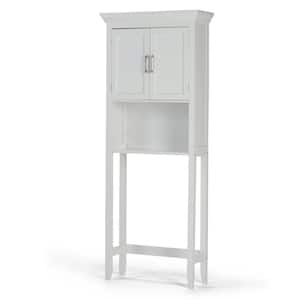 Avington 67 in. H 27 in. W Space Saver Bath Cabinet in Pure White