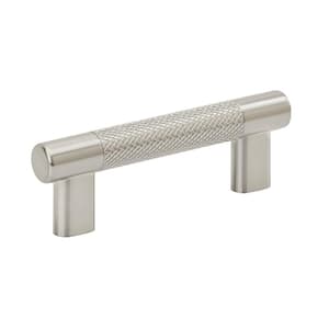 Bronx 3 or 3-3/4 in. (76 mm or 96 mm) Satin Nickel Dual Mount Drawer Pull